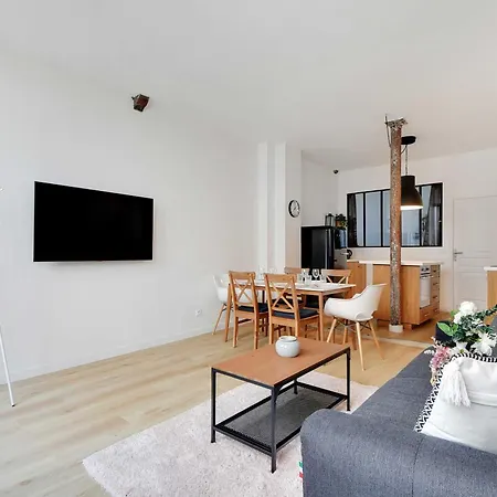 Apartment Loft Lumineux Et Design - 6 Personnes Voltaire 11e *